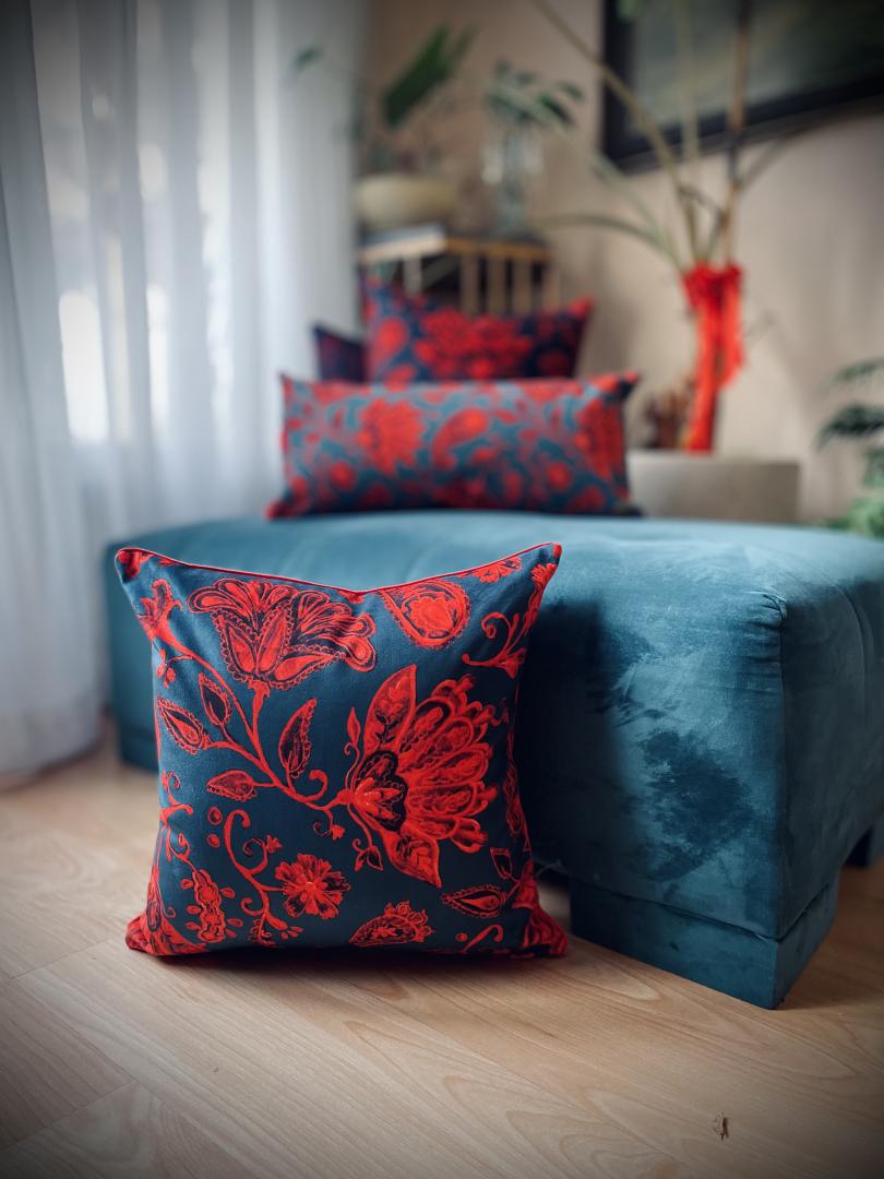 کوسن نایین ابعاد ۴۵*۴۵ با بالشتک