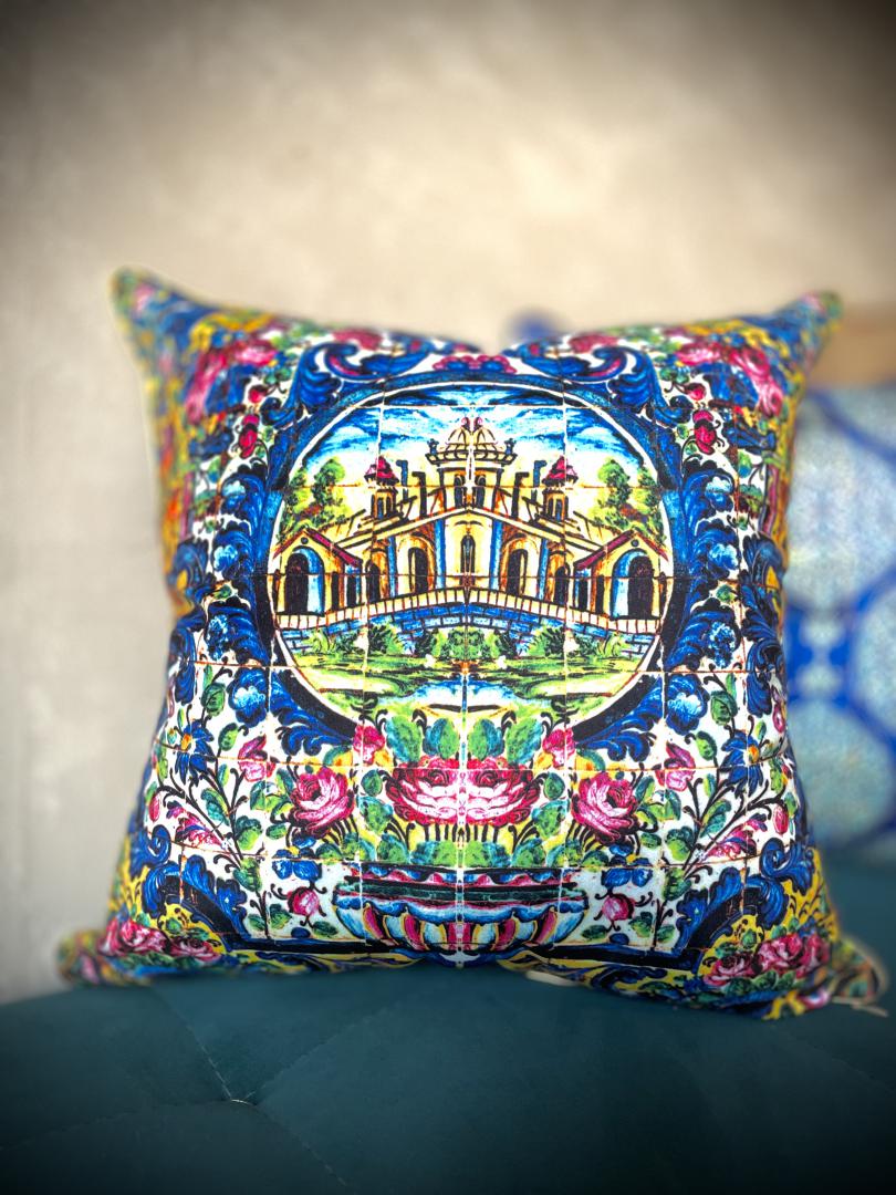 کوسن ارگ ابعاد ۴۵*۴۵ با بالشتک